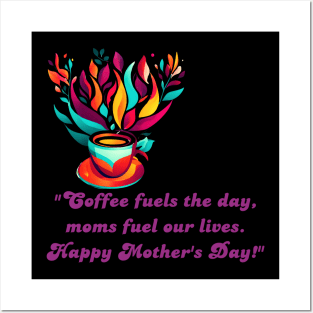 Happy Mother's Day (Motivational and Inspirational Quote) Posters and Art